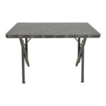 Τραπέζι Vertex pakoworld μαυρο εφέ μαρμάρου με μαύρα μεταλλικά πόδια 110x70x72εκ - Image 2