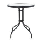 Τραπεζαρία Calan-Watson σετ 3τεμ pakoworld μέταλλο μαύρο-textilene μαύρο Φ60x70εκ - Image 6