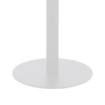 Βάση τραπεζιού bar Closet pakoworld μεταλλική λευκή-μαύρη Φ40x108εκ - Image 3
