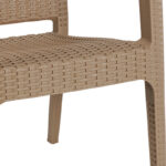 Πολυθρόνα Halcyon pakoworld PP cappucino - Image 3