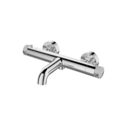 Θερμοστατική μπαταρία λουτρού JOAN Marmo Bianco 29903-2-624A-MB KARAG