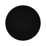 Επιφάνεια τραπεζιού Senlo pakoworld τ.Werzalit μαύρο Φ60εκ