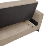 Σετ σαλονιού 2τεμ Modesto pakoworld ύφασμα σε ανοιχτή καφέ απόχρωση - Image 8