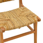 Καρέκλα Refane pakoworld σκελετός teak ξύλο με ψάθα σε φυσική απόχρωση 50x58x85εκ - Image 8