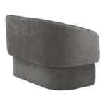 Καναπές διθέσιος Playmob pakoworld ύφασμα σε γκρι απόχρωση 128x65x79εκ - Image 3