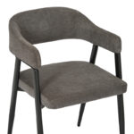 Πολυθρόνα Sezan pakoworld ύφασμα σε ανθρακί απόχρωση 56x55x78εκ - Image 7