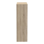 Ντουλάπα δίφυλλη συρόμενη με καθρέφτη Korredor Ι pakoworld σε sonoma απόχρωση 160x60x220εκ - Image 4