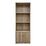 Βιβλιοθήκη Tekaro pakoworld σε sonoma απόχρωση 60x29x166εκ - Image 4