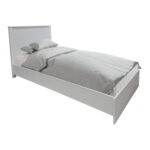 Σετ Κρεβατοκάμαρας Athos Λευκό με Κρεβάτι 90x190εκ Σετ 2τεμ - Image 2