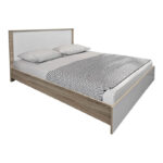 Σετ Κρεβατοκάμαρας Athos Sonoma Λευκό με Κρεβάτι 160x200εκ Σετ 3τεμ - Image 2