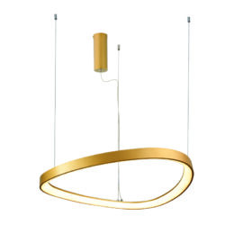 ^NETTO Υ/Κ ΚΡΕΜΑΣΤΟ Φ/Σ LED 54W 3000K 4000LM HARMONY ΧΡΥΣΟ ΑΛΟΥΜΙΝΙΟ IP20 D60XH120CM