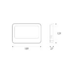 ΠΡΟΒΟΛΕΑΣ LED SMD ΜΑΥΡΟΣ 50W 3CCT 5000LM 185-265V RA>80 IP66 - Image 2