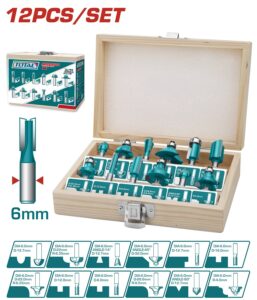 TOTAL ΚΑΣΕΤΙΝΑ ΜΑΧΑΙΡΙΑ ΡΟΥΤΕΡ 12ΤΕΜ (TACSR0121)