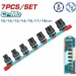 TOTAL ΕΠΑΓΓ. ΣΕΤ ΚΑΡΥΔΑΚΙΑ ΑΕΡΟΣ ΜΑΥΡΑ ΕΞΑΓΩΝΑ 1/2" 7 ΤΕΜ (THKISD12073)