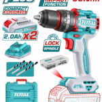 TOTAL ΕΠΑΓΓ. ΔΡΑΠΑΝΟΚΑΤΣΑΒΙΔΟ ΚΡΟΥΣΤΙΚΟ ΜΠΑΤ. Li-ion 20V / 2Ah / 66Nm / 2 ΜΠΑΤ BL Motor (TIDLI20668E)
