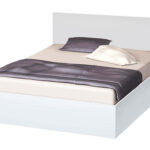 Κρεβάτι ξύλινο ημίδιπλο High Λευκό