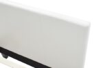 Κρεβάτι Nevil pakoworld 100x200 PU χρώμα λευκό ματ - Image 5