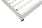 Κρεβάτι Nevil pakoworld 100x200 PU χρώμα λευκό ματ - Image 6