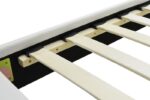 Κρεβάτι Nevil pakoworld 100x200 PU χρώμα λευκό ματ - Image 7