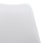 Καρέκλα Gaston pakoworld PP-PU λευκό-φυσικό πόδι 43x51x75εκ - Image 6