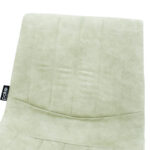 Σκαμπό bar Desirable pakoworld μεταλλικό μαύρο-ύφασμα ανοιχτό γκρι antique - Image 5