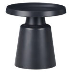 Τραπέζια σαλονιού Ginoze Inart σετ 2τεμ μέταλλο σε μαύρη απόχρωση - Image 2