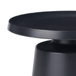 Τραπέζια σαλονιού Ginoze Inart σετ 2τεμ μέταλλο σε μαύρη απόχρωση - Image 6