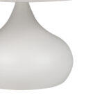 Βοηθητικά τραπέζια Kirkene Inart sintered stone σε απόχρωση λευκό μαρμάρου με λευκό μέταλλο 2τεμ - Image 7