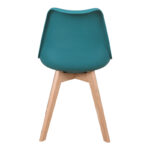 Καρέκλα Gaston pakoworld PP-PU μπλε απόχρωση- φυσικό πόδι 43x51x75εκ - Image 6