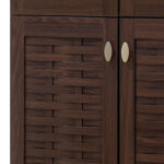 Παπουτσοθήκη-ντουλάπα MANTAM pakoworld 24 ζεύγων χρώμα καρυδί 78x40x170,5εκ - Image 7