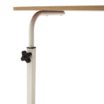 Γραφείο Piper pakoworld με αυξομείωση ύψους-MDF φυσικό-λευκό 60x40x69-90εκ - Image 7