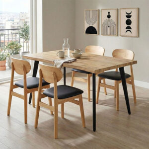 Τραπέζι Velto pakoworld MDF sonoma 160x90x76εκ