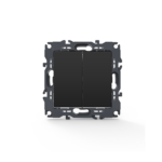 PRIME ΔΙΑΚΟΠΤΗΣ ΚΟΜΜΥΤΑΤΕΡ ΜΕ ΚΛΙΠ 1+1P 10AX 250VAC IP20 MAT ΑΝΘΡΑΚΙ