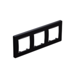 PRIME CLASSIC ΠΛΑΙΣΙΟ 3 ΘΕΣΕΩΝ IP20 ΜΑΤ ΑΝΘΡΑΚΙ - Image 2