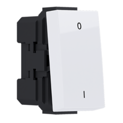 ^MODYS ΔΙΑΚΟΠΤΗΣ ΔΙΠΟΛΙΚΟΣ (0-1) ΛΕΥΚΟΣ 1 ΣΤ. 2P 10AX 250VAC IP20