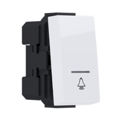 ^ MODYS ΜΠΟΥΤΟΝ ΜΕ ΕΝΔΕΙΞΗ & ΣΥΜΒΟΛΟ ΚΟΥΔΟΥΝΙ ΛΕΥΚΟ 1 ΣΤ. 1P 10A 250VAC IP20