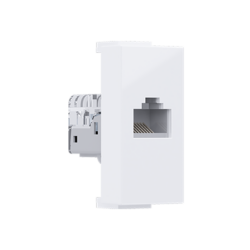 ^ MODYS ΠΡΙΖΑ ΔΙΚΤΥΟΥ ΛΕΥΚΗ 1 ΣΤ. RJ45 CAT.5E ΧΩΡΙΣ ΘΩΡΑΚΙΣΗ IP20