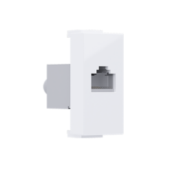 ^ MODYS ΠΡΙΖΑ ΔΙΚΤΥΟΥ ΛΕΥΚΗ 1 ΣΤ. RJ45 CAT.6 ΜΕ ΘΩΡΑΚΙΣΗ IP20