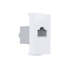 ^ MODYS ΠΡΙΖΑ ΔΙΚΤΥΟΥ ΛΕΥΚΗ 1 ΣΤ. RJ45 CAT.6A ΜΕ ΘΩΡΑΚΙΣΗ IP20