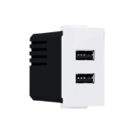 ^ MODYS ΠΡΙΖΑ ΤΡΟΦΟΔΟΣΙΑΣ USB 1 ΣΤ. 2xUSB ΛΕΥΚΗ 5VDC 2X1.2A IP20