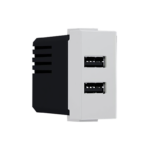 ^ MODYS ΠΡΙΖΑ ΤΡΟΦΟΔΟΣΙΑΣ USB 1 ΣΤ. 2xUSB ΙΒΟΥΑΡ 5VDC 2X1.2A IP20
