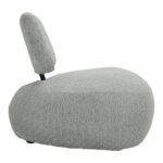 Πολυθρόνα Stonie pakoworld μπουκλέ ύφασμα σε φυστικί απόχρωση 67x73x67εκ - Image 2