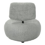 Πολυθρόνα Stonie pakoworld μπουκλέ ύφασμα σε φυστικί απόχρωση 67x73x67εκ - Image 4