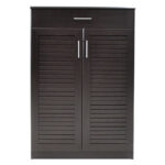 Παπουτσοθήκη-ντουλάπι SANTE pakoworld 20 ζεύγων χρώμα wenge 80x37x123εκ - Image 4