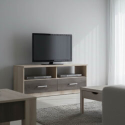 Έπιπλο τηλεόρασης OLYMPUS pakoworld χρώμα castillo-toro 120x39