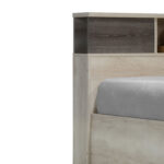 Κρεβάτι OLYMPUS pakoworld σε χρώμα castillo oak 140x200εκ - Image 3