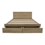 Κρεβάτι Olympus pakoworld με συρτάρι σε sonoma απόχρωση 150x200εκ - Image 5