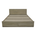 Κρεβάτι Olympus pakoworld με συρτάρι σε sonoma απόχρωση 160x200εκ - Image 5