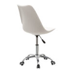 Καρέκλα γραφείου εργασίας Gaston II pakoworld PP-PU λευκό - Image 3