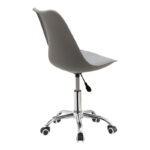Καρέκλα γραφείου εργασίας Gaston II pakoworld PP-PU γκρι - Image 3